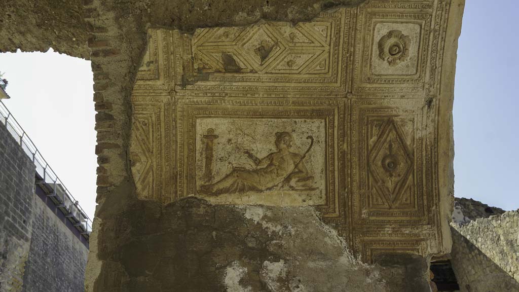 Herculaneum, August 2021. Looking towards east side of arch with vaulted ceiling. Photo courtesy of Robert Hanson.