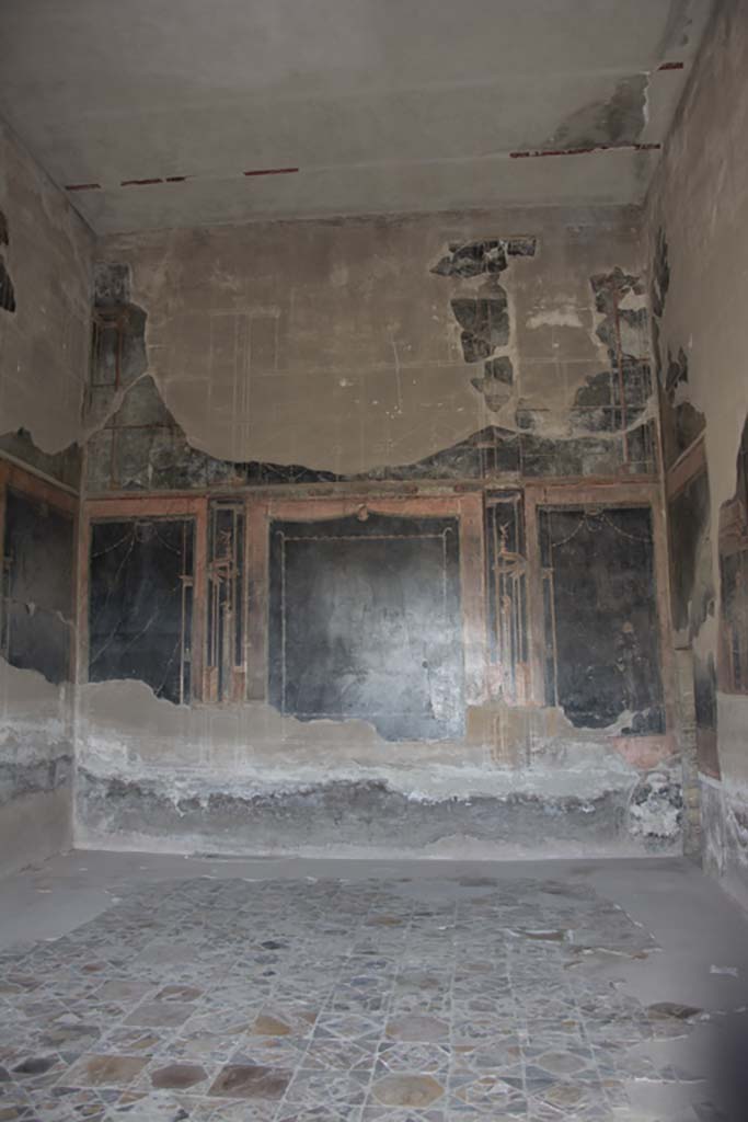 IV.21 Herculaneum. March 2019. Triclinium 5, north wall.
Foto Annette Haug, ERC Grant 681269 DÉCOR.
