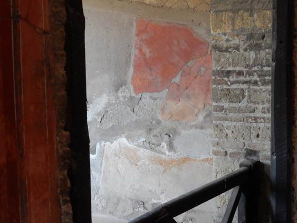 IV.21, Herculaneum. May 2018. Oecus 7, doorway in south wall looking towards west wall of Cryptoporticus 31.
Photo courtesy of Buzz Ferebee. 

