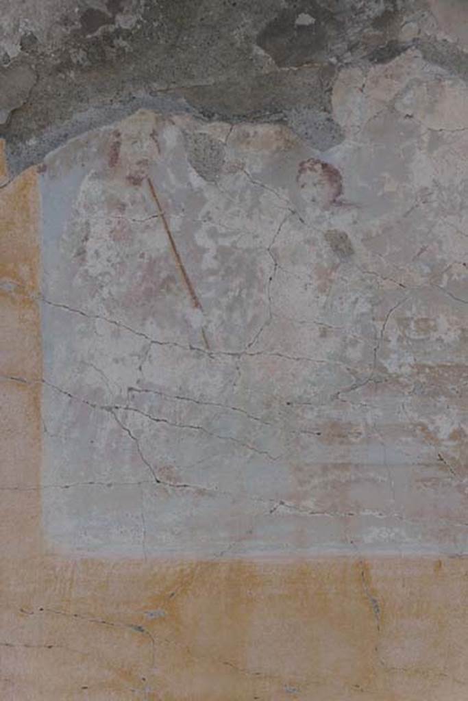 IV.21, Herculaneum, June 2017. Room 15, mythological wall painting from west wall.
Photo courtesy of Michael Binns.
