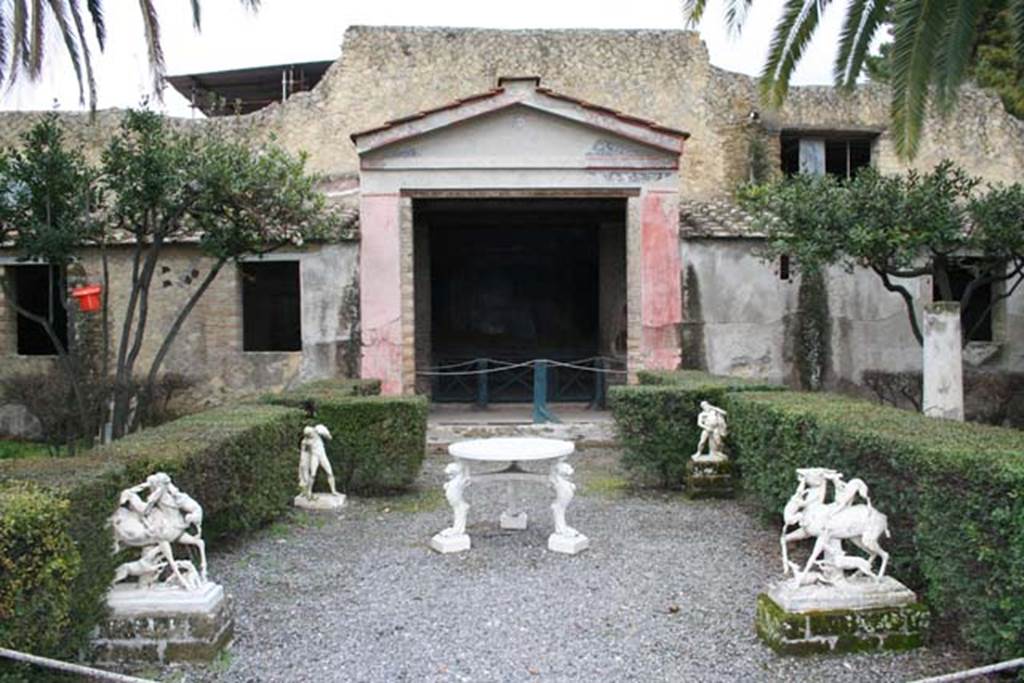 IV.21, Herculaneum, March 2008. Garden 32, looking north towards the great portal. Photo courtesy of Sera Baker.