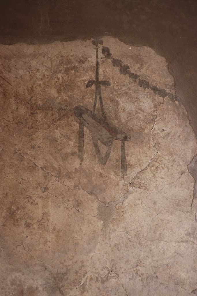 IV.21, Herculaneum. October 2020. 
Room 24, upper west wall in atrium, detail from south end. Photo courtesy of Klaus Heese.  
