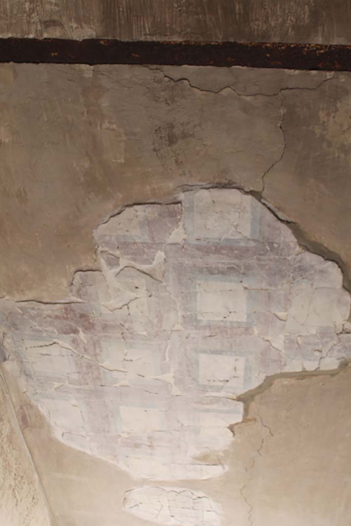 V.1 Herculaneum. March 2014. Entrance corridor ceiling, looking west from atrium.
Foto Annette Haug, ERC Grant 681269 DÉCOR.
