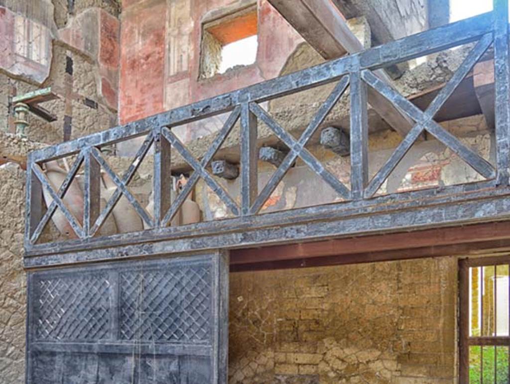 V.6, Herculaneum, April 2018. Looking towards upper north-east corner. Photo courtesy of Ian Lycett-King. 
Use is subject to Creative Commons Attribution-NonCommercial License v.4 International.
