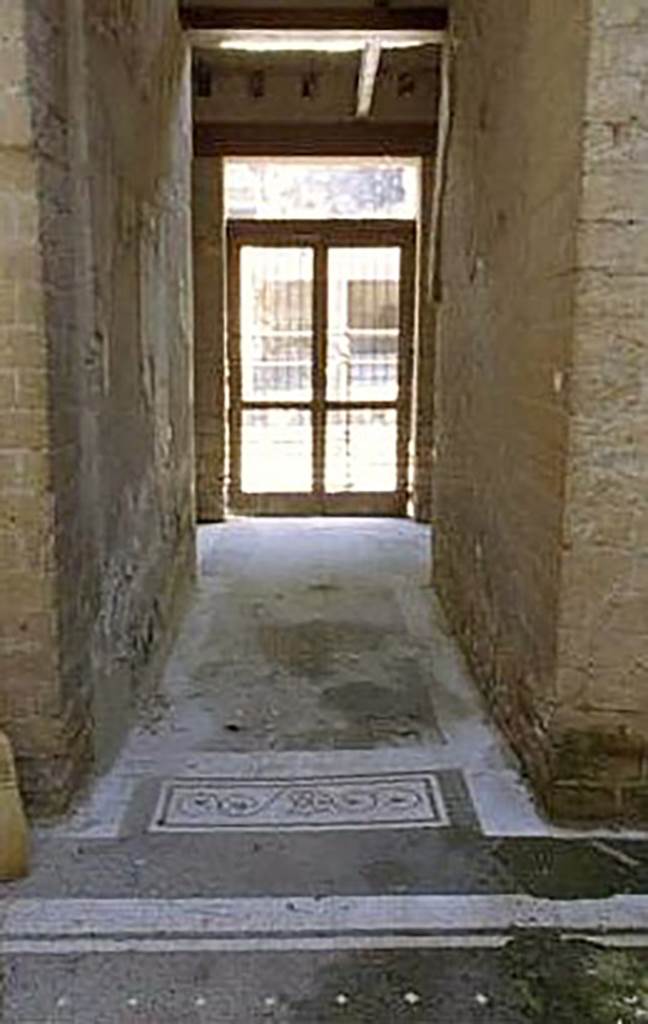 V.15 Herculaneum. Looking north along entrance fauces.