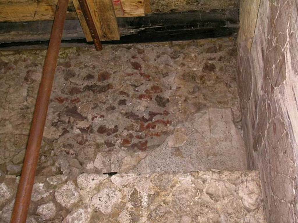 V.15, Herculaneum. May 2005. South-east corner of east ala.  Photo courtesy of Nicolas Monteix.