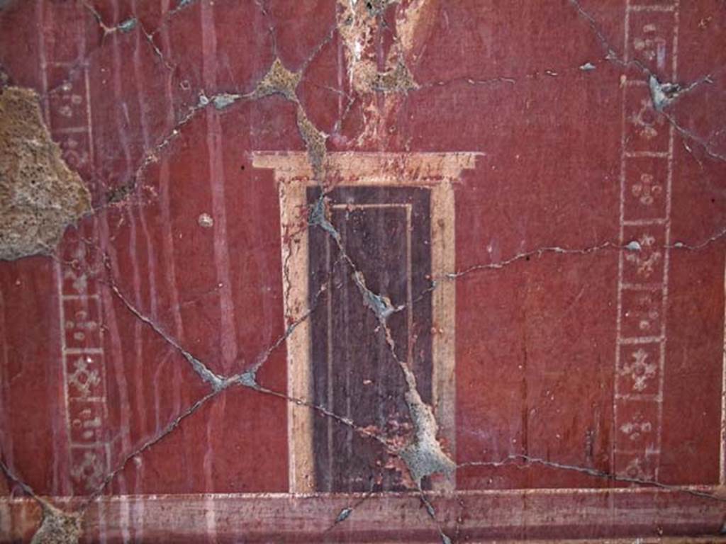 V.15, Herculaneum, May 2004. South wall of Tablinum, upper west end. Photo courtesy of Nicolas Monteix.