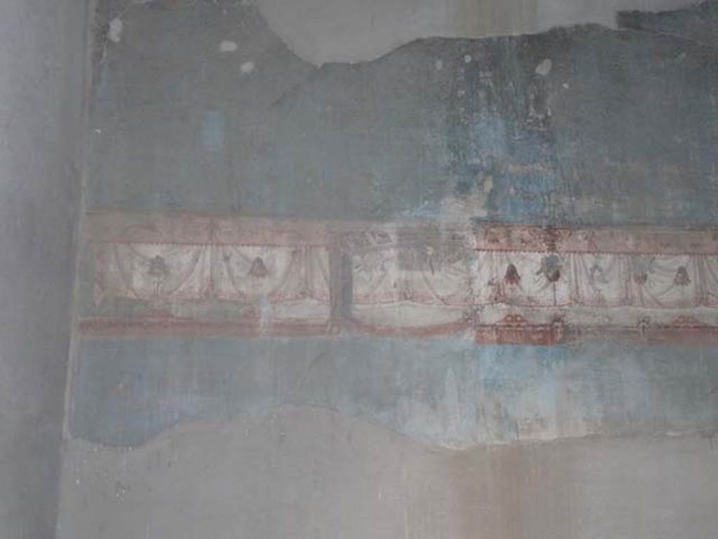 Ins. V 35, Herculaneum, September 2015. Diaeta 6, south wall, east end.