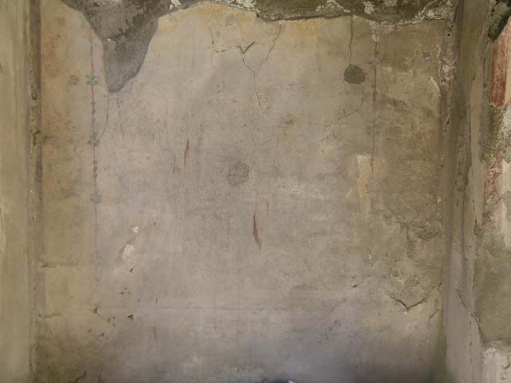 IV, 14, Herculaneum, May 2006. Looking towards recess in west wall. Photo courtesy of Nicolas Monteix.
