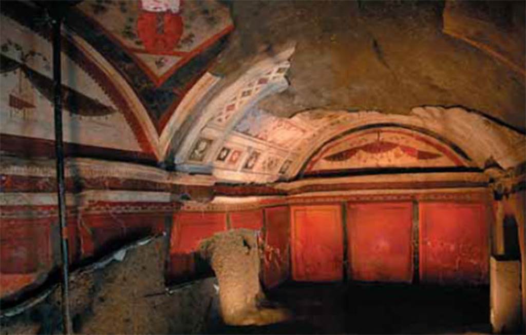 Villa dei Papiri, Herculaneum. 2009. Room (I) antechamber and hall.