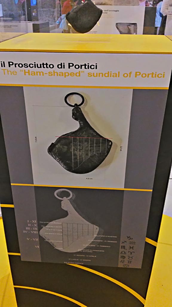 Villa dei Papiri, Herculaneum. November 2018. 
Information card. Photo courtesy of Giuseppe Ciaramella.

